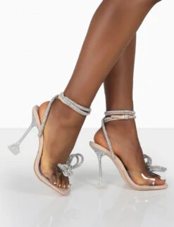 Glimmer Nude Wrap Around Diamante Bow Square Toe Heels -LoafLuxe Shop 000121 197060b0 247f 440d 9ba1 091eea54a9e2