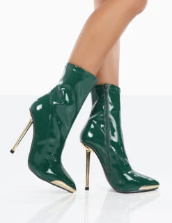 Player Green Patent Stiletto Heel Ankle Boots -LoafLuxe Shop 0022 859fcbd9 fd0d 49bb a379 e5ac60d0fd85