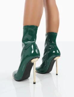Player Green Patent Stiletto Heel Ankle Boots -LoafLuxe Shop 0024 4598a817 a4a7 411c b60f 424c91381787
