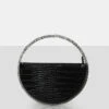 The Alessia Black Croc Circle Diamante Mini Handbag 2 The Alessia Black Croc Circle Diamante Mini Handbag -LoafLuxe Shop 0065 a6730bc2 3e70 47dd b4c0 81375501b85e