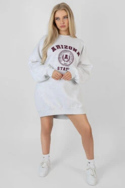 Arizona Graphic Sweat Dress Oatmeal Marl -LoafLuxe Shop 01.12.pt2 640