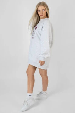 Arizona Graphic Sweat Dress Oatmeal Marl -LoafLuxe Shop 01.12.pt2 648