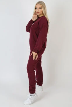 Embroidered Pocket 90'S Joggers Berry -LoafLuxe Shop 02.02 646 ed986b42 12cd 410f adf8 746da71766bd