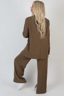 Wide Leg Split Hem Tailored Trousers Mushroom -LoafLuxe Shop 02.02 913 7a3f1b95 cedc 4f47 8983 df0363cd5102