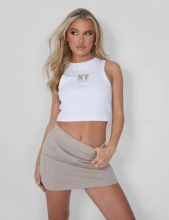 Racer New York Ribbed Top White 11 Racer New York Ribbed Top White -LoafLuxe Shop 05.07rebekah1159