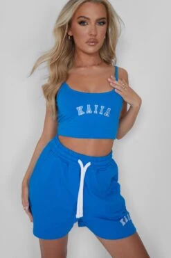 Kaiia Sweat Shorts Cobalt Blue -LoafLuxe Shop 05.07rebekah1242