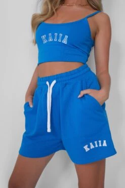Kaiia Sweat Shorts Cobalt Blue -LoafLuxe Shop 05.07rebekah1250