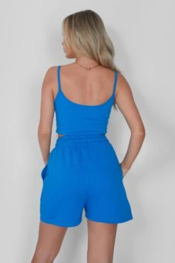 Kaiia Sweat Shorts Cobalt Blue -LoafLuxe Shop 05.07rebekah1261