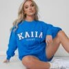 Kaiia Oversized Sweatshirt Cobalt Blue -LoafLuxe Shop 05.07rebekah1302