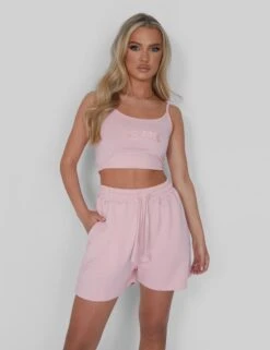 Kaiia Sweat Shorts Soft Pink -LoafLuxe Shop 05.07rebekah1404 ac6a98c8 1127 45ca bc6a 3a969fa96b98