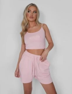 Kaiia Sweat Shorts Soft Pink -LoafLuxe Shop 05.07rebekah1411 47fa6f77 0c41 4457 a068 c76c1b452ecb