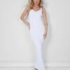 Public Desire Ribbed Maxi Dress White -LoafLuxe Shop 05.07rebekah2237