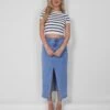 Public Desire Stripe Knitted Baby Tee Ecru -LoafLuxe Shop 05.07rebekah2263