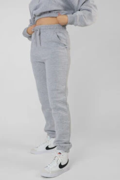 Oversized Rib 90'S Joggers Grey Marl -LoafLuxe Shop 07.01 322