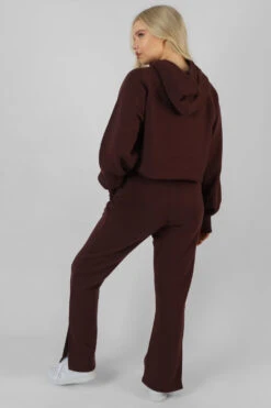 Kaiia Tonal Embroidered Joggers Dark Brown -LoafLuxe Shop 07.01 386 4787d24f c210 4a2d 806e ebd9ddc985a8