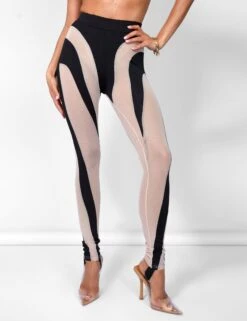 Mesh Illusion Insert Leggings Black 11 Mesh Illusion Insert Leggings Black -LoafLuxe Shop 08.06annabel0008copy2