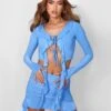 Frill Detail Tie Front Cardigan Top Baby Blue -LoafLuxe Shop 08.06annabel0029copy2