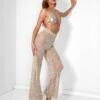 Crochet Beach Trousers High Waisted Wide Leg Metallic Thread Gold -LoafLuxe Shop 08.06annabel0732copy2