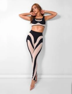 Mesh Illusion Insert Leggings Black 10 Mesh Illusion Insert Leggings Black -LoafLuxe Shop 08.06annabel0778copy2