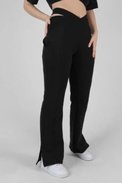 Strappy Waist Straight Leg Joggers Black -LoafLuxe Shop 08.11 524 61cac85b 13d5 46d5 8210 c2ed51c69ae3