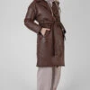 Padded Pu Trench Chocolate -LoafLuxe Shop 08.11 747