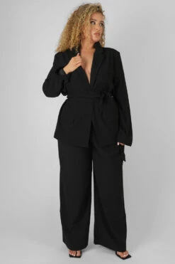 Curve Premium Tie Waist Wide Leg Trousers Black 9 Curve Premium Tie Waist Wide Leg Trousers Black -LoafLuxe Shop 08.12.21 1144 40594e0b ba7b 4d36 bebc e5546e154757