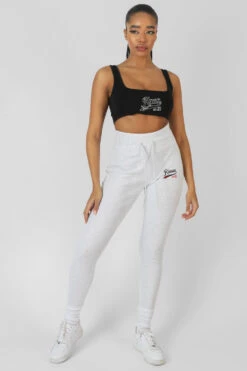 Varsity Embroidery Tie Waist Legging Oatmeal Marl -LoafLuxe Shop 08.12.21 1636 54b1dd98 c8c9 40a5 9f24 9f3b9a00e669