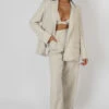 Relaxed Blazer Stone -LoafLuxe Shop 09.02 1006