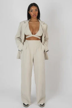 Relaxed Blazer Stone -LoafLuxe Shop 09.02 999