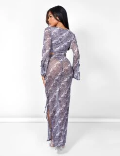 Public Desire Kaiia Tie Front Sheer Mesh Top Co-ord In Snake Print -LoafLuxe Shop 09.06carmen1165 652d43a9 b684 42f4 bfa3 a45a020952a3
