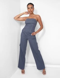 Denim Contrast Stitch Cargo Jeans Grey 12 Denim Contrast Stitch Cargo Jeans Grey -LoafLuxe Shop 09.06carmen2502copy 11ead68e c112 4743 b59f b31d01eb95c5