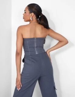 Denim Contrast Stitch Cargo Jeans Grey 13 Denim Contrast Stitch Cargo Jeans Grey -LoafLuxe Shop 09.06carmen2529copy 42d94790 ebc2 4c40 a499 10ffd6c42879