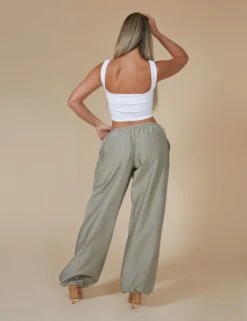 Public Desire Kaiia Ribbed Seam Detail Corset Top In White -LoafLuxe Shop 12.040395