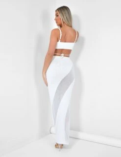 Strappy Knitted Bralet Top Ivory -LoafLuxe Shop 12.042225