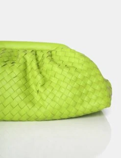 The Project Lime Woven Pu Bag Clutch Bags -LoafLuxe Shop 15 c01436e7 8f1c 42e1 986b eece239b32db