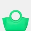 The Rae Lime Circlur Handle Grab Bag -LoafLuxe Shop 1771A2149copy