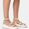 Wade Ecru Studded Strappy Platform Sandals 1 Wade Ecru Studded Strappy Platform Sandals -LoafLuxe Shop 1771A3375copy