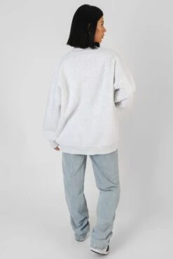 Louisiana Embroidered Sweatshirt Oatmeal Marl -LoafLuxe Shop 18.02 559