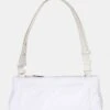 The Ludo White Nylon Elongated Shoulder Bag -LoafLuxe Shop 1 0a972838 8666 48d6 94f9 6e580d3499da