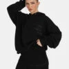 Oversized Text Detail Hoodie Black -LoafLuxe Shop 1 36713222 8286 4a8d 9ff4 f439ee9f1736