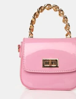 The Bridgerton Baby Pink Patenet Mini Bag -LoafLuxe Shop 1 76c86574 e00e 406d 92ef 7fa39f929e21