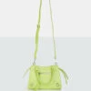 The Haven Lime Grain Pu Mini Tote Bag -LoafLuxe Shop 29 9 22 publicdesire2146