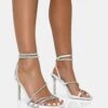 Clueless White Strappy Square Toe Diamante Heels 1 Clueless White Strappy Square Toe Diamante Heels -LoafLuxe Shop 2 f994f1e5 14a2 4589 999a 28cf1abb0e76