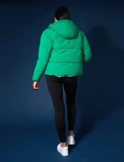 REVERSIBLE QUILTED PUFFER GREEN AND ZEBRA -LoafLuxe Shop 33333359