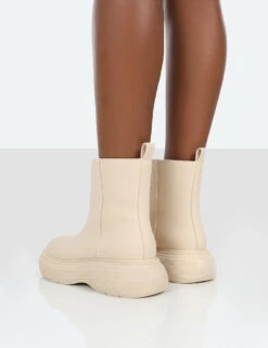 Caia Nude Platform Chunky Sole Ankle Boot -LoafLuxe Shop 3 1b0b0685 9412 46a8 8feb 8b2161348ef6