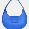 The Irie Cobalt Blue PU Circular Buckle Strap Grab Bag
