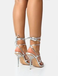 NOBU WIDE FIT SILVER LACE UP ROUND TOE PERSPEX STILETTO HEELS 9 NOBU WIDE FIT SILVER LACE UP ROUND TOE PERSPEX STILETTO HEELS -LoafLuxe Shop 3 a996ea17 a091 4fe8 9220 787d9d13795c
