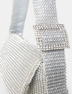 The Luella Silver Diamante Bag -LoafLuxe Shop 3 e568e839 1ba8 4574 985b 6e217f1734ca