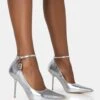 Lotty Metallic Silver Padlock Ankle Detail Pointed Court Stiletto Heels -LoafLuxe Shop 4 4853d6bb b642 4215 83fc 6bd37b79b741
