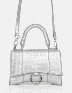 The Raina Silver Diamante Mini Handbag -LoafLuxe Shop 4 67a3773f 85e0 4415 824e 28a9bdaa48fd